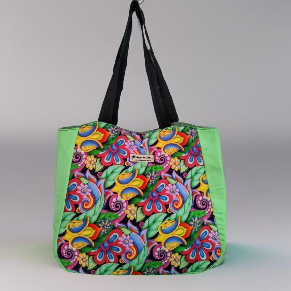 Bolsa Trama Criativa - Floral 3D